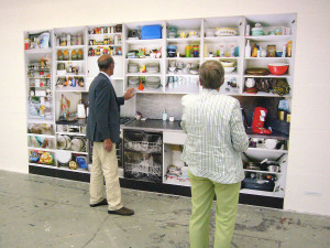 impression of exposition (each cupboard is separate print on real scale)